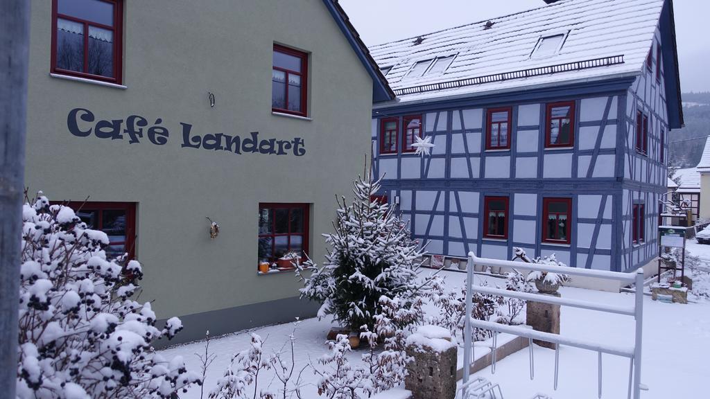 Cafe Landart Im Thueringer Finistere Apartment Plaue  Exterior foto
